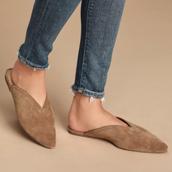 Splendid | Shoes | Splendid New Hanford Suede Leather Pointed Mules |  Poshmark